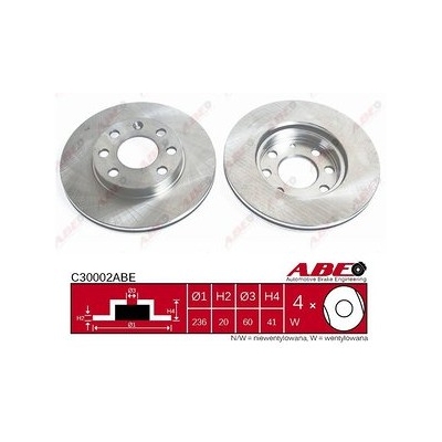 Tarcza hamulcowa c30002jc